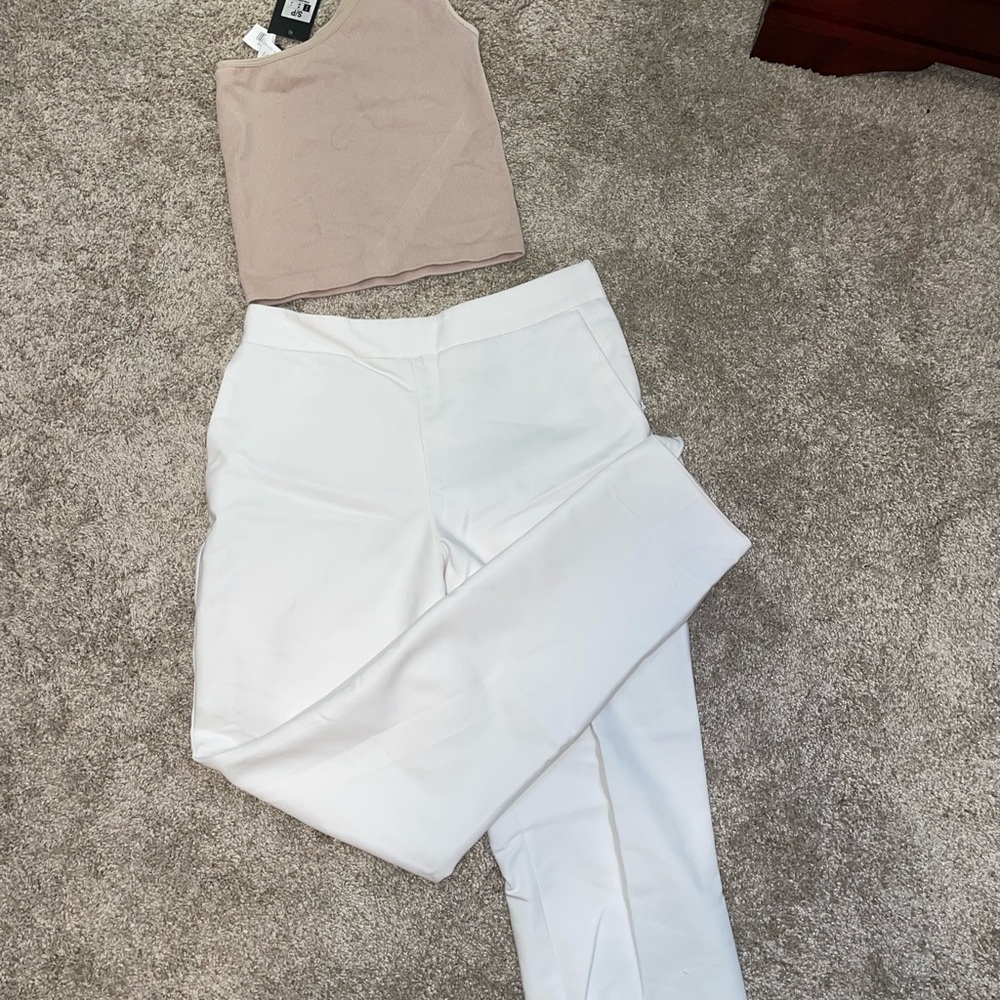 White dress pants
